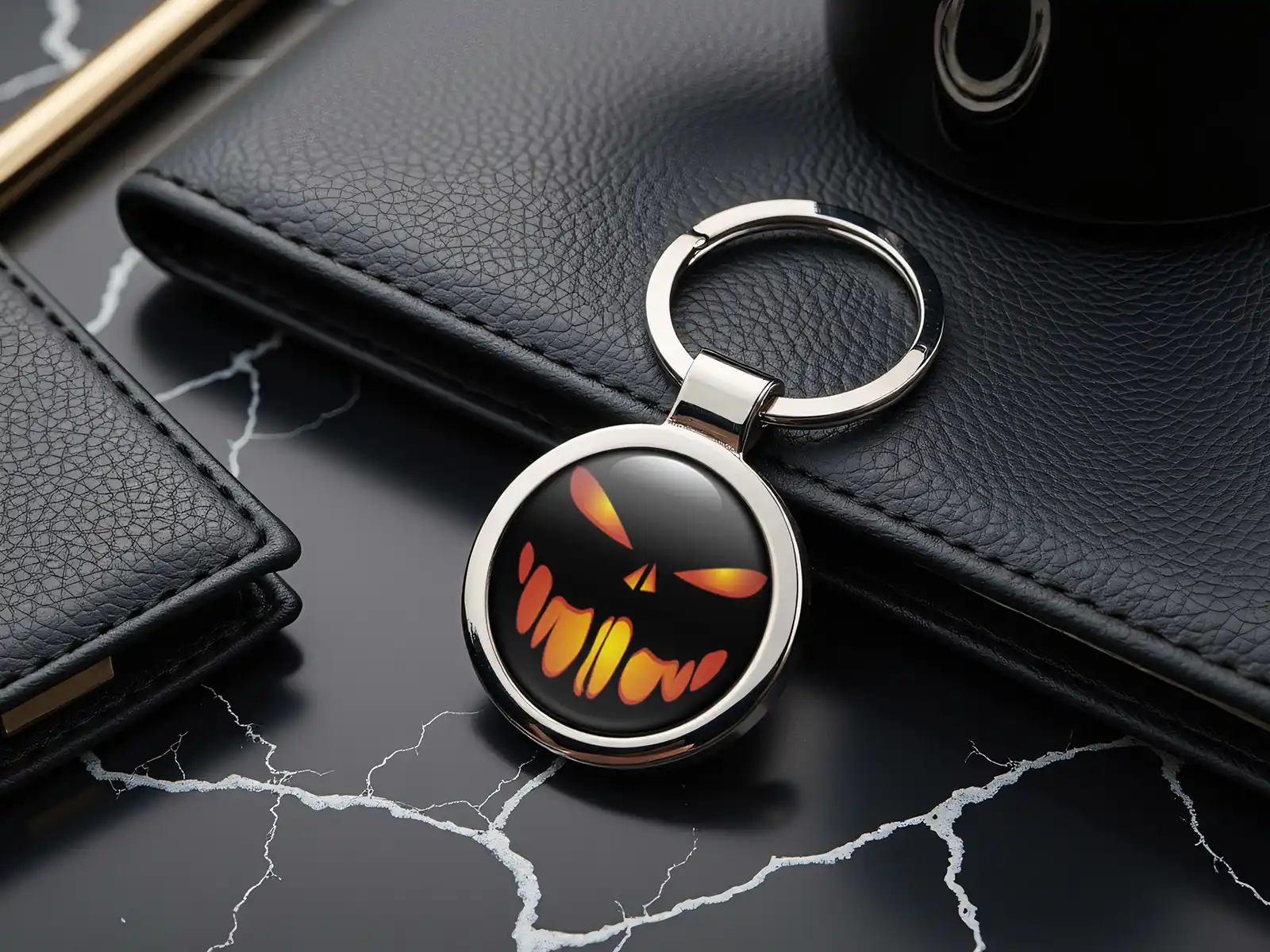 Metal Keychain Glossy Build and Universal Fit